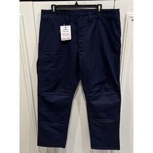 Lakeland NFPA 2112 Men's Navy Flame Resistant Pants Size 34 X 30 CAT 2‎